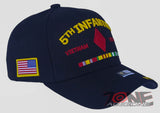 NEW! US ARMY 5TH INFANTRY DIVISION VIETNAM VETERAN RIBBON BAR CAP HAT BLACK