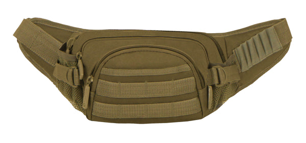 East West USA Molle Tactical Utility Travel Fanny Waist Pack F102 TAN