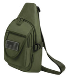 East West USA Tactical Sling Chest Pack Shoulder Utility Bag RT513 OLIVE