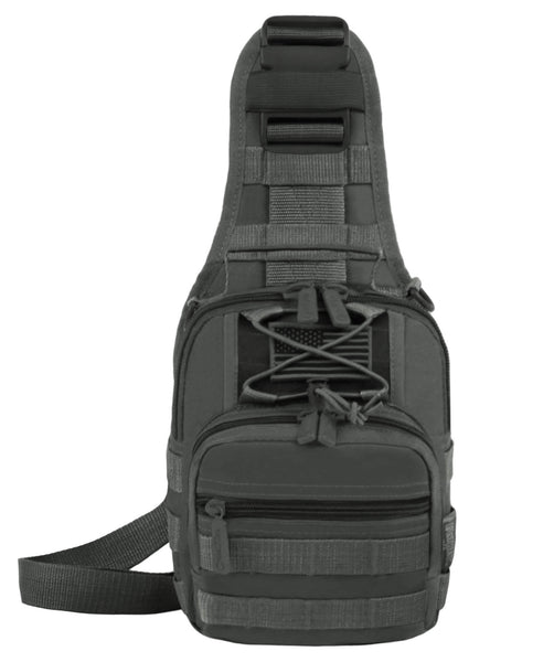 East West USA Tactical Shoulder Sling Trail Walker Utility Bag RT517 GRAY