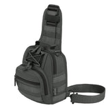 East West USA Tactical Shoulder Sling Trail Walker Utility Bag RT517 GRAY