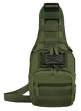 East West USA Tactical Shoulder Sling Trail Walker Utility Bag RT517 OLIVE