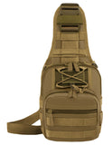 East West USA Tactical Shoulder Sling Trail Walker Utility Bag RT517 TAN