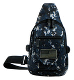 East West USA Tactical Sling Chest Shoulder Utility Bag CAMO RTC513 NAVY ACU