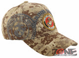 NEW! US MARINE CORPS USMC VETERAN SEMPER FI CAP HAT CAMO