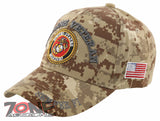 NEW! US MARINE CORPS USMC VETERAN SEMPER FI CAP HAT CAMO