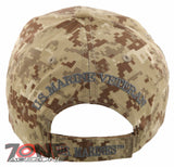 NEW! US MARINE CORPS USMC VETERAN SEMPER FI CAP HAT CAMO