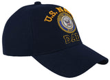 NEW! US NAVY DAD ROUND USN BALL CAP HAT NAVY