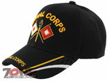 NEW! US ARMY SIGNAL CORPS SIDE LINE BALL CAP HAT BLACK