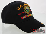 NEW! US ARMY STRONG ARMY VIETNAM VETERAN CAP HAT BLACK