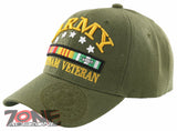 NEW! US ARMY STRONG SHADOW VIETNAM VETERAN CAP HAT OLIVE