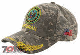 NEW! US ARMY ROUND VETERAN LEAF SHADOW CAP HAT CAMO