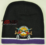 NEW NATIVE PRIDE PEACE PIPES BEANIE KNIT CAP SKULL WN PURPLE