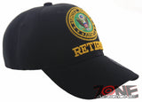 NEW! US ARMY RETIRED SIDE SHADOW CAP HAT BLACK