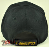 NEW! US ARMY 3RD ARMORED DIVISION SPEARHEAD CAP HAT BLACK