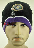 NEW NATIVE PRIDE FEATHER DREAM CATCHER BEANIE KNIT CAP SKULL WN PURPLE