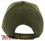 NEW! US ARMY STRONG VETERAN SIDE ROUND BALL CAP HAT OLIVE