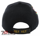 OPERATION ENDURING FREEDOM VETERAN OEF VET GOLD MEDAL BALL CAP HAT