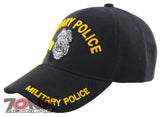 NEW! MILITARY POLICE BALL CAP HAT BLACK