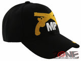 NEW! MILITARY POLICE MP BALL CAP HAT BLACK