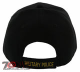 NEW! MILITARY POLICE MP BALL CAP HAT BLACK