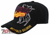 NEW! BUFFALO SOLDIERS AMERICAN HEROES 1866-1944 BIG SHADOW CAP HAT BLACK