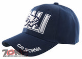 NEW! CALIFORNIA CALI BEAR BALL CAP HAT NAVY