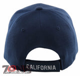 NEW! CALIFORNIA CALI BEAR BALL CAP HAT NAVY