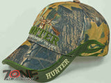 HUNTER LIVE TO HUNT DEER BUCK OUTDOOR SPORTS CAP HAT CAMO