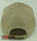 HUNTER MOOSE OUTDOOR SPORTS FLAME CAP HAT TAN