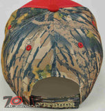 NEW! PHEASANT OUTDOOR HUNTING FLAME CAP HAT RED CAMO