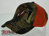 NEW! DEER HUNTER BUCK HUNTING CAP HAT CAMO ORANGE