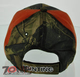 NEW! DEER HUNTER BUCK HUNTING CAP HAT CAMO ORANGE