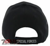 NEW US ARMY SPECIAL FORCES DE OPPRESSO LIBER CAP HAT BLACK