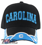 NEW! NORTH CAROLINA NC STATE USA BASEBALL CAP HAT BLACK