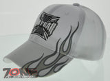 NEW NO FEAR RIDE HARD CHOPPERS BIKER CROSS CAP HAT WHITE