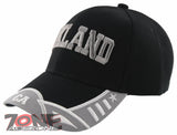 NEW! OAKLAND CALIFORNIA CA STATE USA BASEBALL CAP HAT BLACK