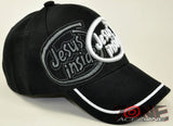 JESUS INSIDE JESUS CHRISTIAN BALL CAP HAT BLACK