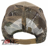 MESH HUNTER OUTDOOR SPORT DEER CAP HAT CAMO TAN