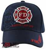 FD FIRE DEPT FIRST IN LAST OUT SHADOW NEW CAP HAT NAVY