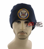 NEW! ROUND US NAVY VETERAN CAP HAT USN BEANIE NAVY