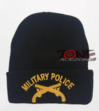 NEW! US MILITARY POLICE CAP HAT BEANIE BLACK