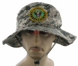 NEW! US ARMY ROUND LICENSED BUCKET MILITARY HAT BOOINE CAP ACU CAMO