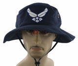 NEW! AIR FORCE USAF WING LICENSED BUCKET MILITARY HAT BOOINE CAP NAVY