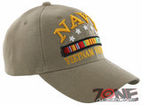 NEW! US NAVY VIETNAM VETERAN SHADOW USN CAP HAT TAN