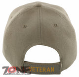 NEW! US NAVY VIETNAM VETERAN SHADOW USN CAP HAT TAN