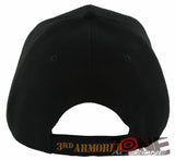 NEW! US ARMY 3RD ARMORED DIVISION SPEARHEAD SIDE LINE CAP HAT BLACK