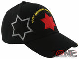 NEW! US ARMY 6TH INFANTRY DIVISION RED STAR BALL CAP HAT BLACK