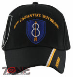 NEW! US ARMY 8TH INFANTRY DIVISION PATHFINDER BALL CAP HAT BLACK