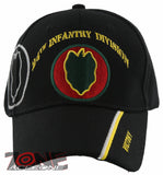 NEW! US ARMY 24TH INFANTRY DIVISION VICTORY BALL CAP HAT BLACK